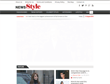 Tablet Screenshot of newsstyle.com